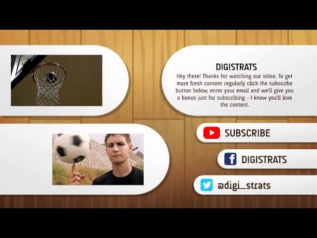 Youtube Outro Creator - Universal - Wood works - Floors