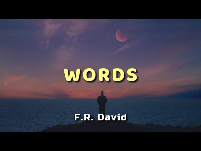 F.R. David - Words - Lyrics