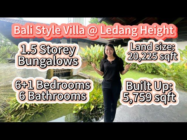 【JB Property 新山房地产】 #iskandarputeri #2ndlink 【Bali Style】 #retirement #Ledang height Villas Bungalow