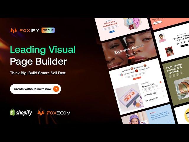 Foxify Smart Visual Builder | Leading Shopify Landing Page Builder | Official Video