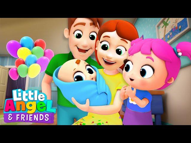 New Baby in the Family! | Baby John | Little Angel And Friends Fun Educational Songs