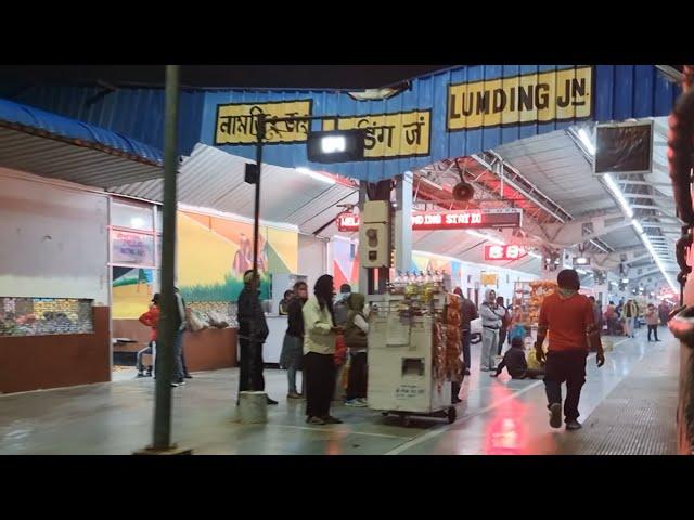 Lumding Junction railway station Assam, Indian Railways Video in 4k ultra HD