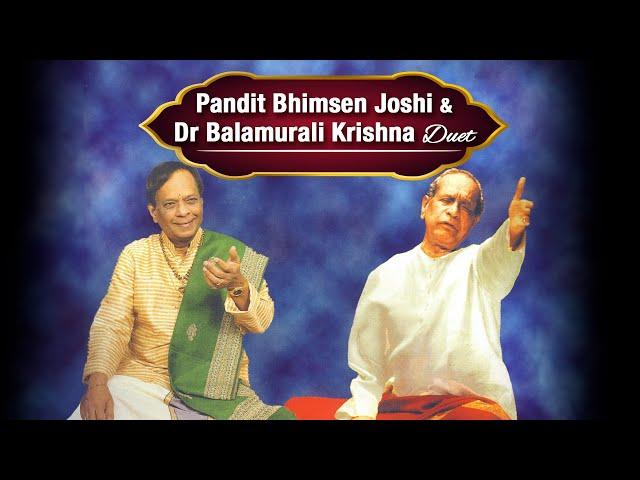 Pandit Bhimsen Joshi & Dr Balamurali Krishna Duet - Raga Bhairav @ Royal Festival Hall, London