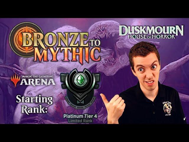  Bronze To Mythic: Episode 7 - Starting Rank: Platinum 4 - MTG Arena:  Duskmourn: House Of Horror