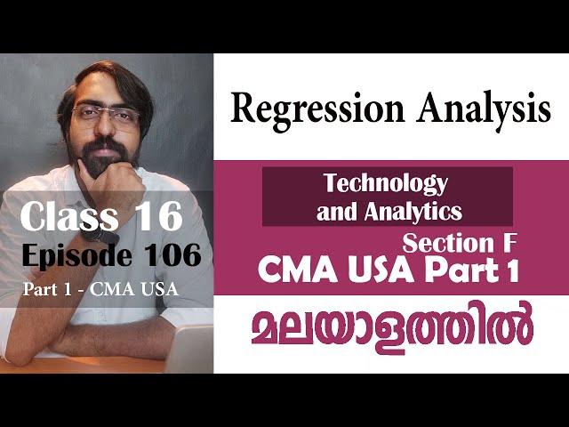 Regression Analysis | Technology and Analytics | Section F | Part 1 | Episode 106