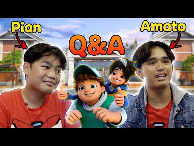 QnA Bersama Pelakon Suara Amato & Pian! | Mechamato Movie