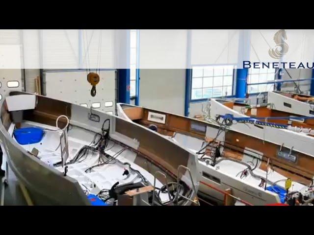 Beneteau Factory - Hull and Decks Building by BoatTest.com
