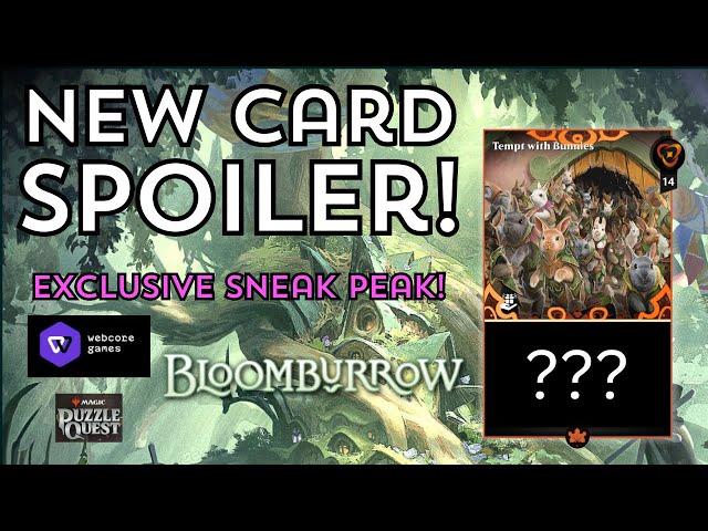 NEW SET SPOILER! - Tempt with Bunnies - Bloomburrow | Magic Puzzle Quest