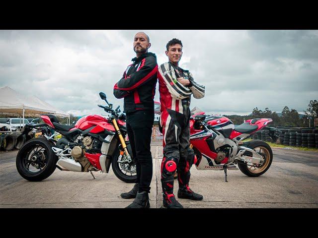 Ducati V4S de Erixon VS Mario cbr 1000rr fireblade Sp1 GBR