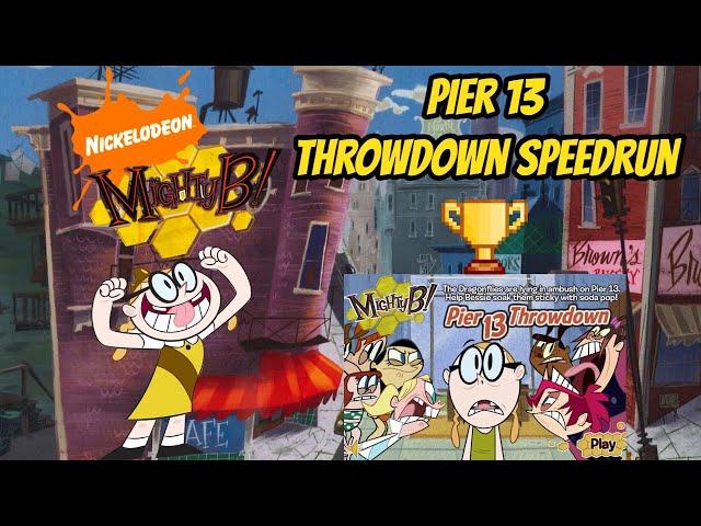 The Mighty B Pier 13 Throwdown Speedrun(Old WR,0:56)