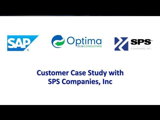 SAP Extended ECM Customer Case Study With SPS Companies