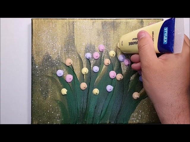 KING ART     RANUNCOLI  N 256  TUTORIAL DI PITTURA