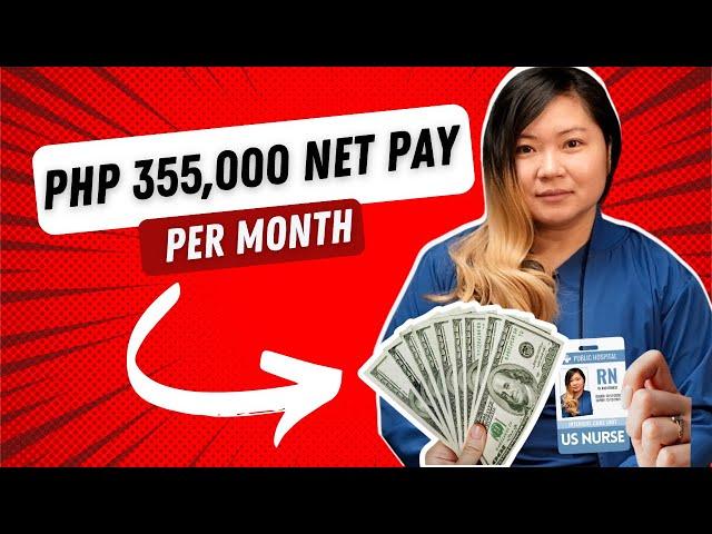 SAHOD ng Nurse Dito sa America. Detailed Breakdown. Paycheck Reveal