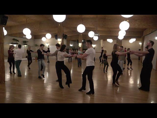 Intermediate Bachata Tutorial Video | Intermediate Combination by Loga Dance School (11 Feb 2022)