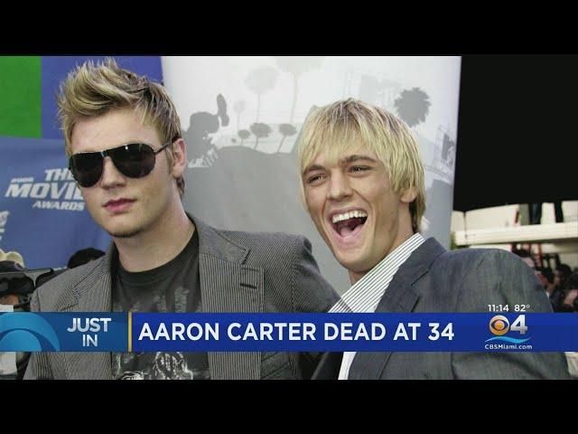 Aaron Carter dead at 34