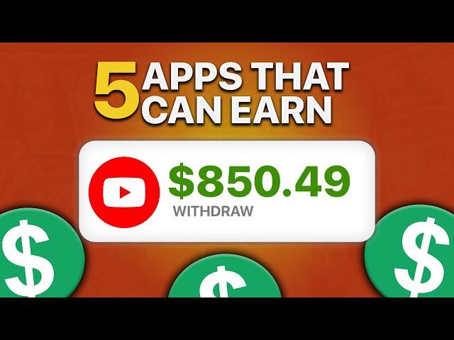 EARN $850.49 USING THESE 5 LEGIT APPS | Make Money Online 2024