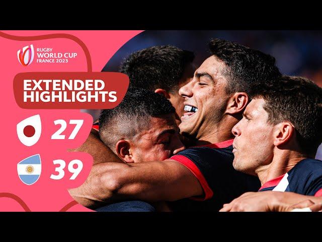 Los Pumas qualify after Japan epic! | Japan v Argentina | Rugby World Cup 2023 Extended Highlights