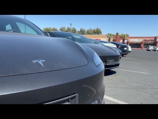 Why are so many Las Vegas parking lots full of Teslas?