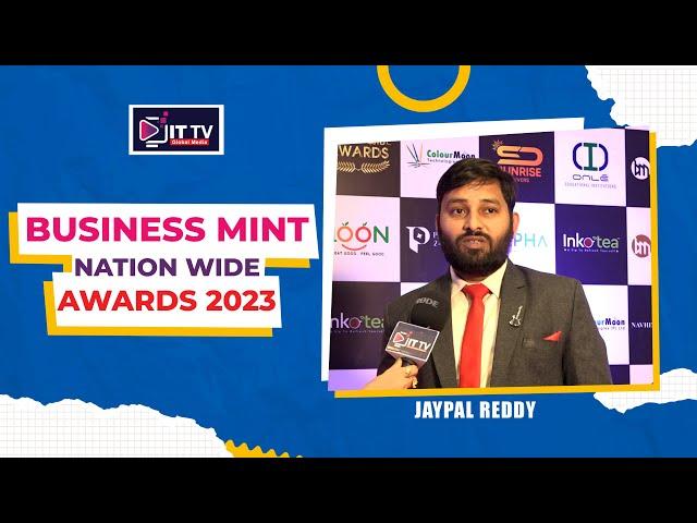 Jaypal Reddy || Business Mint Nation Wide Awards 2023 || ITTV Global Media