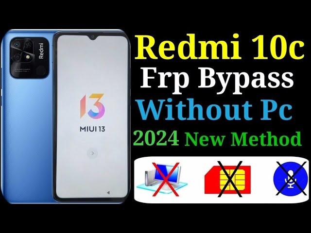 New Method Redmi 10c Frp Bypass | Xiaomi Redmi 10c Frp | Redmi 10c Google Account Unlock | Redmi 10c