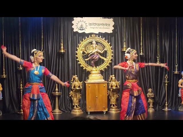 Bharatnatyam Duet Dance Performance | Srusti & Ananya Amazing Dancers