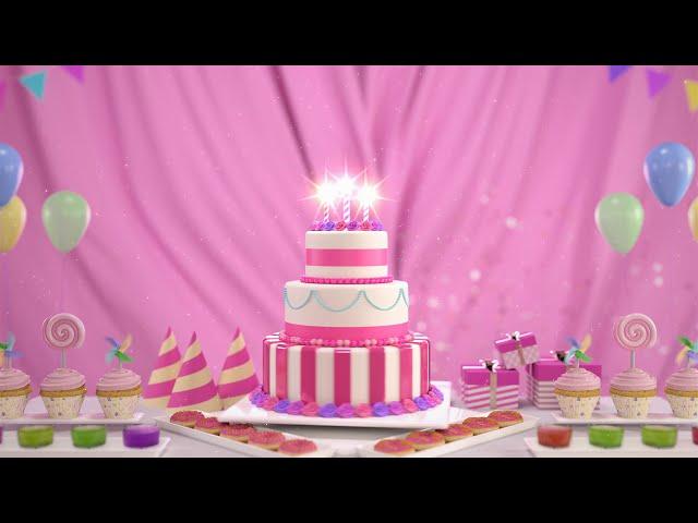 Animated Happy Birthday Song