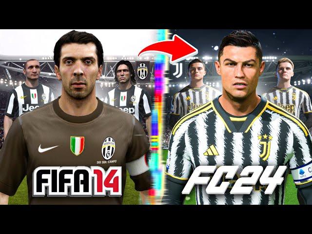 I Rebuild Juventus From FIFA 14 to FC 24!