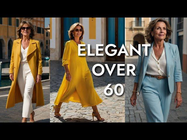 Elegant Style for Mature Women | Over 60 Fashion