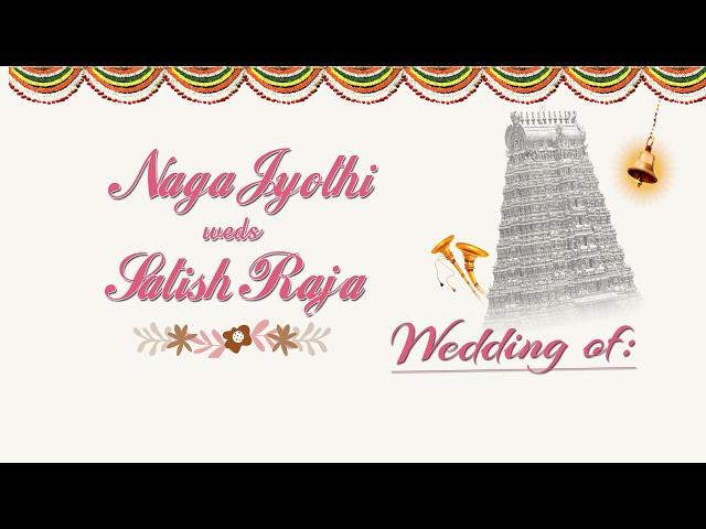 Naga Jyothi weds Satish Raja