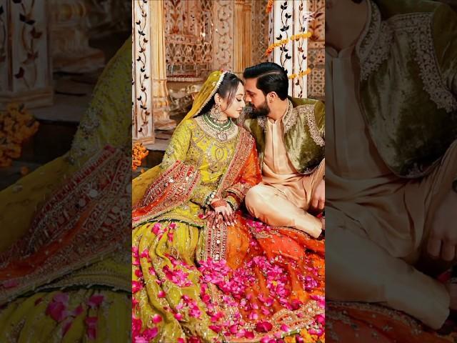 Rajab & Emaan Mayou & Mehndi look#rajabbuttwedding#rajabfamily#rajabemaanmayoulook‎@MairaIdeas 