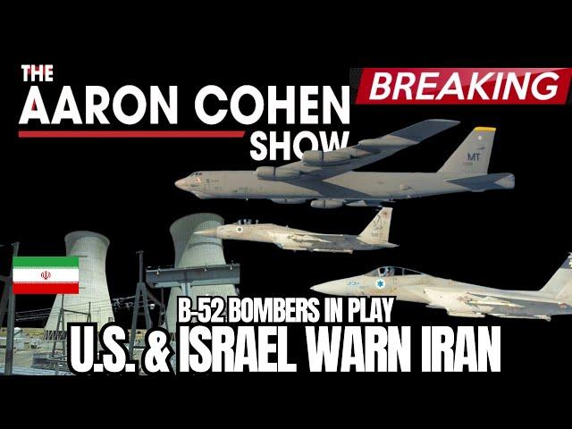 BREAKING: U.S. & Israel Warn Iran: B-52 Bombers & F-35 Fighters in Show of Force