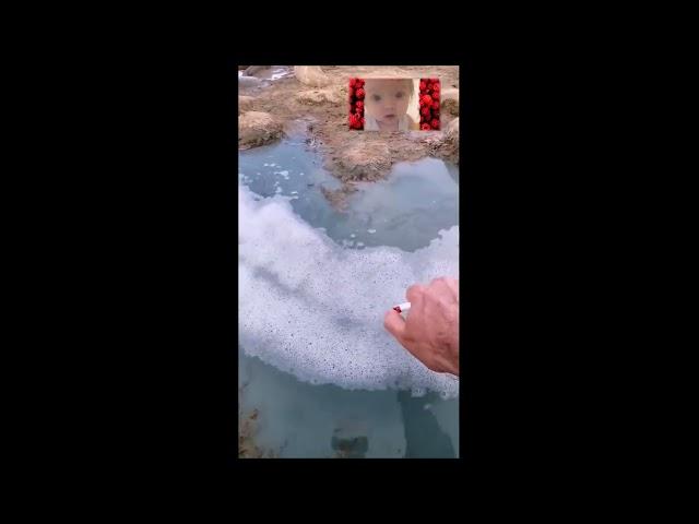 A hot spring in Kalmykia