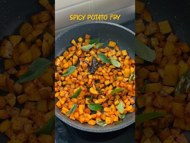 Spicy  Potato Fry Recipe | #shorts