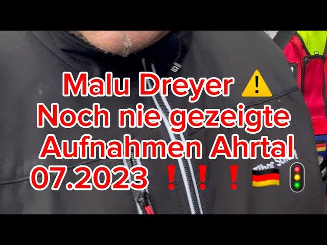 Unveröffentlichte Videos vom Termin mit Malu Dreyer️Mit Statement der Flutbetroffenen Anke 