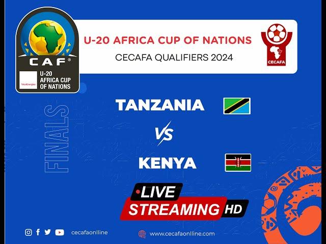 TANZANIA vs KENYA Finals | U-20 Africa Cup of Nations (AFCON) CECAFA  Qualifiers 2024