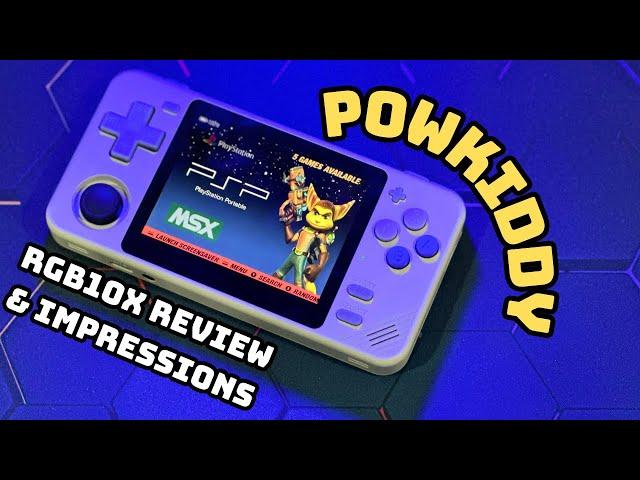 Powkiddy RGB10X Review || Great Budget Handheld Device