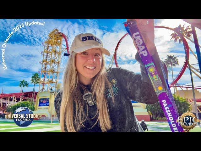 Universal Orlando 2025! FIRST Mardi Gras Food Booths, Rip Ride Rockit Closing, Epic Universe & MORE!