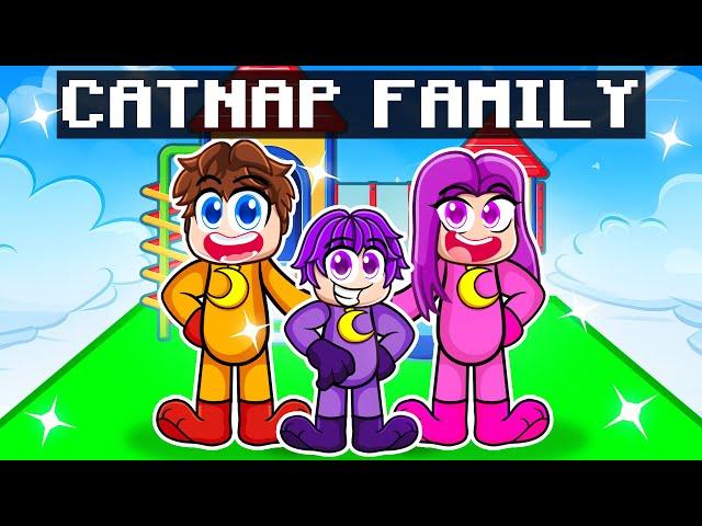 Having a CATNAP FAMILY in Roblox!