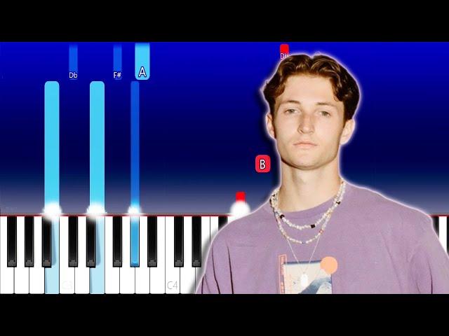 Henry Moodie - drunk text (Piano Tutorial)