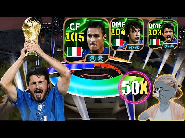 Trick To Get 110 Rated Epic Gennaro Gattuso & Andrea Pirlo & Totti In eFootball 2025 Mobile