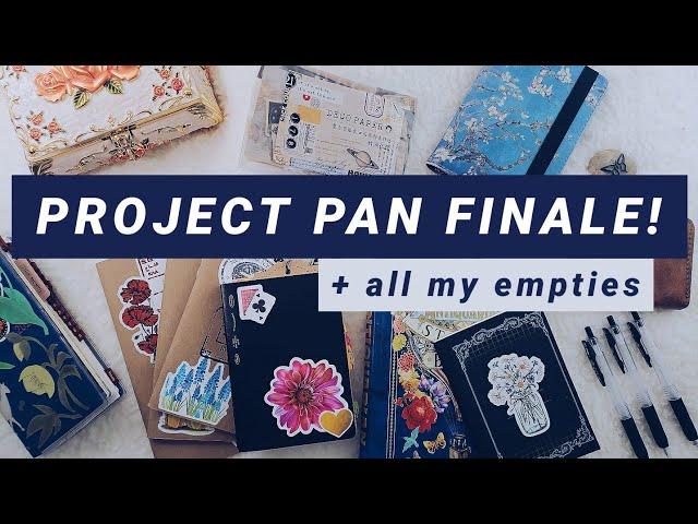 Stationery Project Pan Finale + All My Empties!