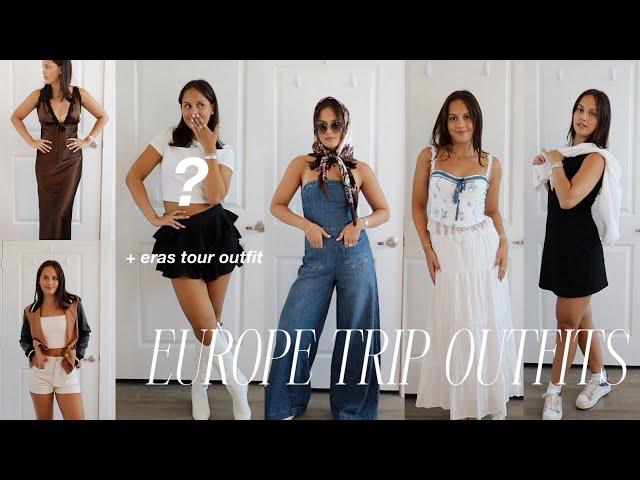 EUROPE VACATION OUTFIT LOOKBOOK : paris, london, lisbon (+ the eras tour)