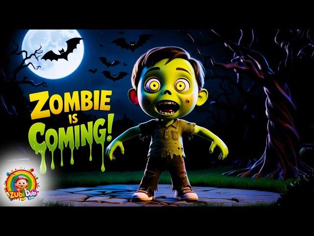 Zombie is Coming with Dance | Kids fun Halloween Song | Kids Songs & Nursery Rhymes by @ZubiDubiKids