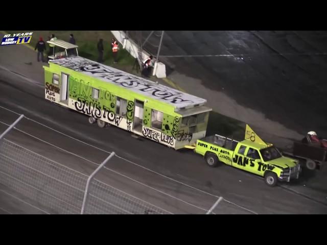 Trailer Race - Irwindale Speedway Night of Destruction 12-3-16