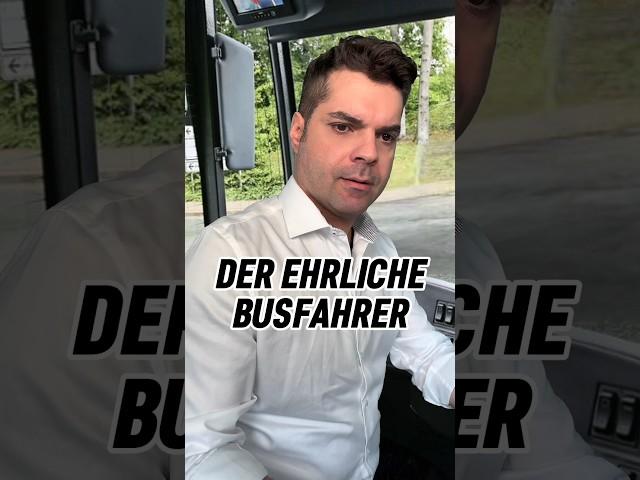 Der ehrliche Busfahrer #busfahrer #bus #busfahren #comedy #humor #lustig