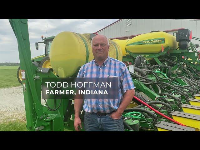 American farmer from Indiana enjoys the benefits of Supersoil! 