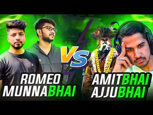 Romeo & Munnabhai Vs Ajjubhai & Amitbhai- Only Desert Eagle Challenge- Garena Free Fire