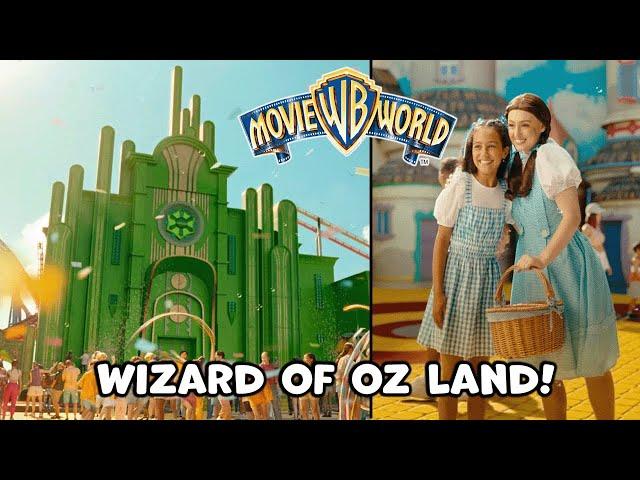 NEW Wizard of Oz Land at Movie World Gold Coast | New Rides & Themed Areas!