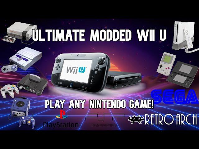 ULTIMATE Modded Wii U Showcase (Play ANY NES, SNES, N64, GameCube, Wii, GameBoy, DS, SEGA games!)