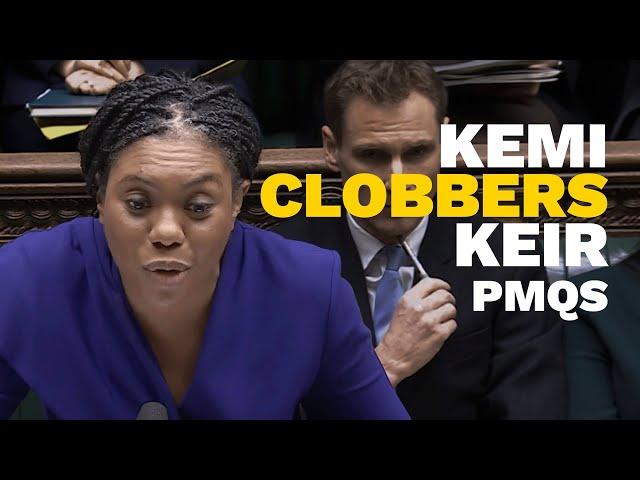 Kemi Badenoch BATTERS Keir Starmer | PMQs